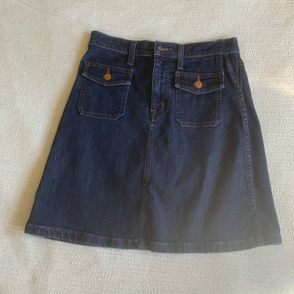 J Crew Jean Skirt